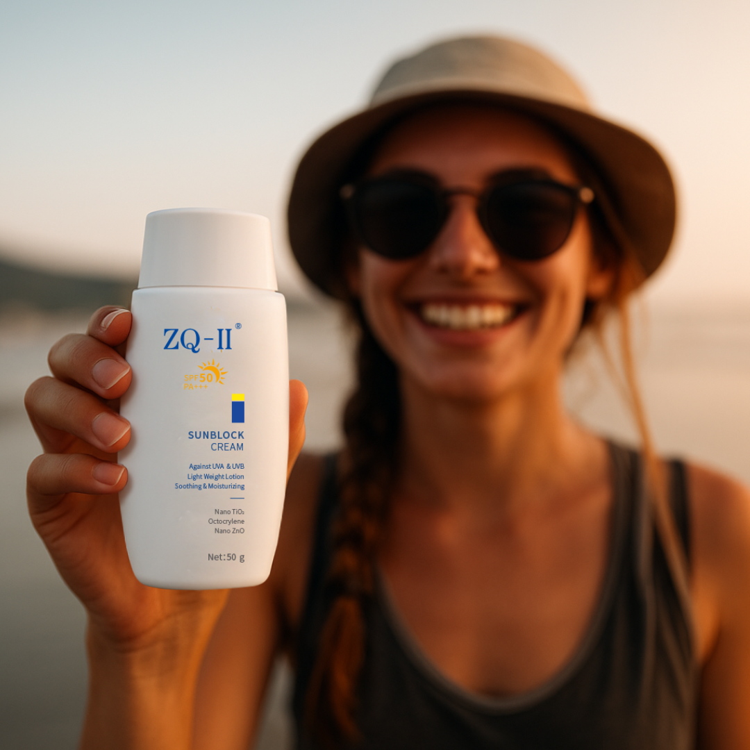 ZQ-II Sunblock Cream: Votre soin quotidien essentiel - pas seulement pour l'été!