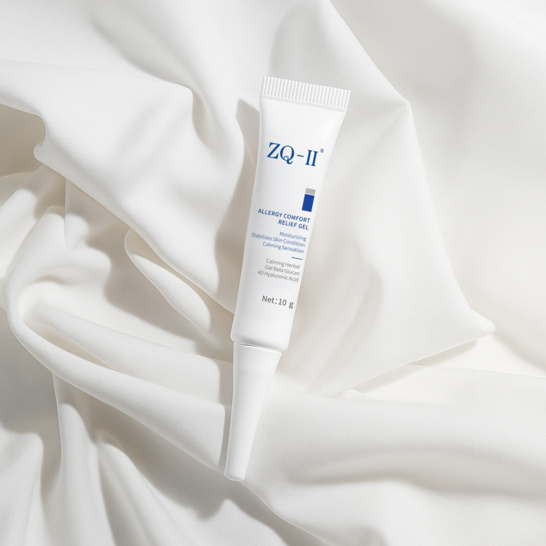 Soulager la peau sensible et la dermatite saisonnière avec le gel de relief de confort pour les allergies ZQ-II