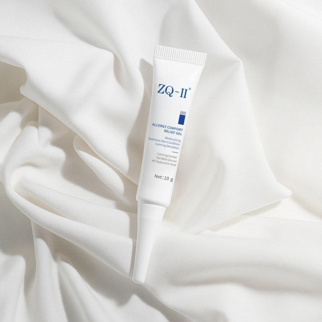 Soulager la peau sensible et la dermatite saisonnière avec le gel de relief de confort pour les allergies ZQ-II