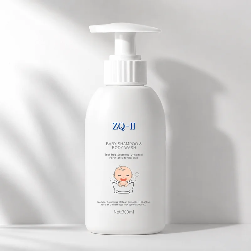 Shampoing et nettoyant pour le corps pour bébé