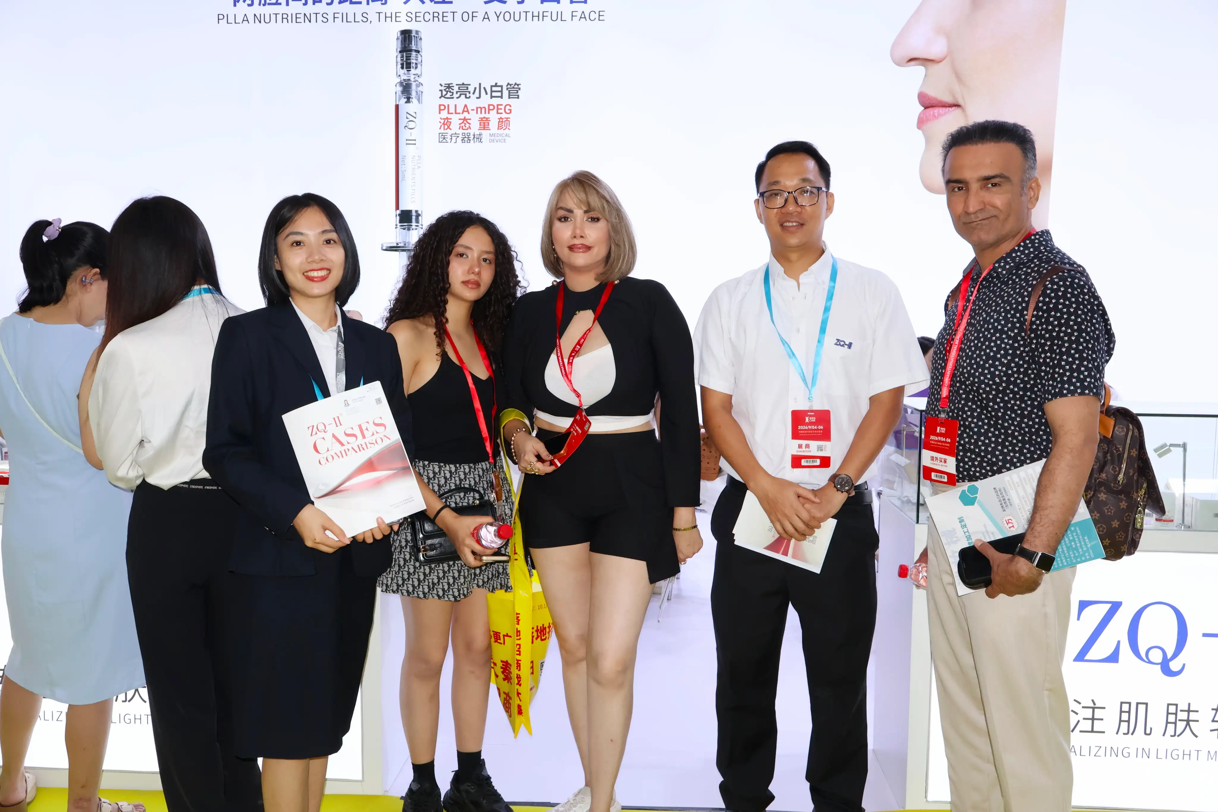 ZQ-II team meeting global partners at CIBE Guangzhou 2026